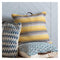 Malmo Floor Cushion Yellow & Grey Living Regency Studio 