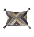 Mansa Tassel Cushion Grey Accessories Regency Studio 