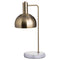 Marble And Brass Industrial Adjustable Desk Lamp Lighting Hill Interiors 