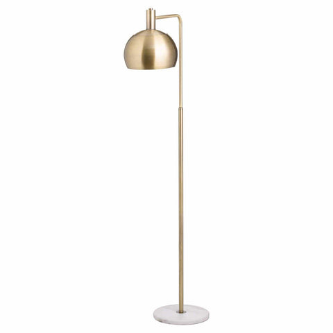 Marble And Brass Industrial Adjustable Floor Lamp Lighting Hill Interiors 