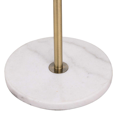 Marble And Brass Industrial Adjustable Floor Lamp Lighting Hill Interiors 