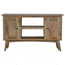Media Unit with 2 Cabinets and 2 Drawers Living Artisan Furniture 