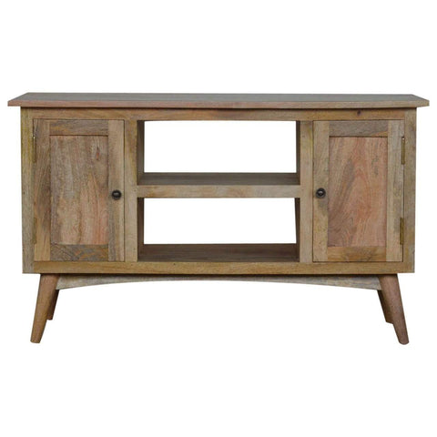 Media Unit with 2 Cabinets and 2 Drawers Living Artisan Furniture 