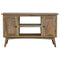 Media Unit with 2 Cabinets and 2 Drawers Living Artisan Furniture 