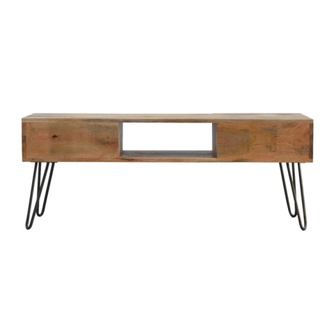 Media Unit with Iron Base Living Artisan Furniture 