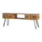 Media Unit with Iron Base Living Artisan Furniture 