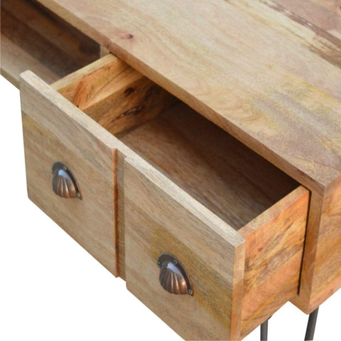 Media Unit with Iron Base Living Artisan Furniture 