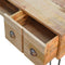 Media Unit with Iron Base Living Artisan Furniture 