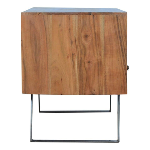 Media Unit with Iron Legs Living Artisan Furniture 