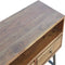 Media Unit with Iron Legs Living Artisan Furniture 