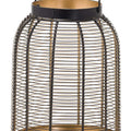 Medium Black Glowray Wire Lantern Accessories Hill Interiors 