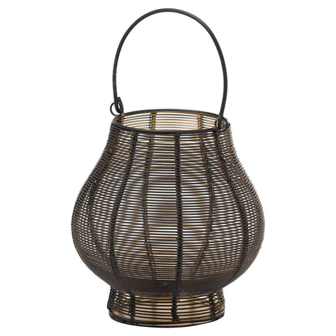 Medium Glowray Bulbous Wire Lantern Accessories Hill Interiors 