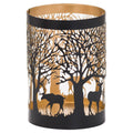 Medium Glowray Stag In Forest Lantern Accessories Hill Interiors 