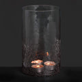 Medium Smoked Crackle Effect Candle Holder Accessories Hill Interiors 