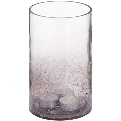 Medium Smoked Crackle Effect Candle Holder Accessories Hill Interiors 
