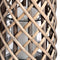 Medium Wicker Lantern with Glass Hurricane Accessories Hill Interiors 