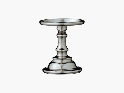 Merle Candlestick Silver Finish by Lene Bjerre Candle Holder Lene Bjerre Small 