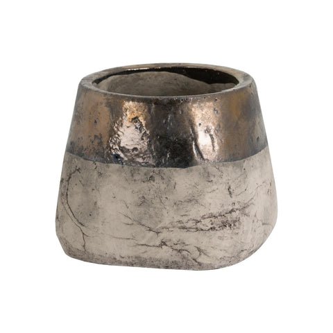 Metallic Dipped Large Planter Accessories Hill Interiors 