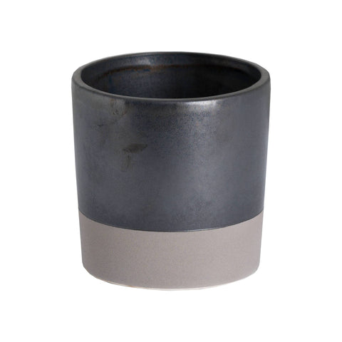 Metallic Grey Ceramic Planter Accessories Hill Interiors 
