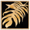 Metallic Leaf Glass Image In Gold Frame Accessories Hill Interiors 