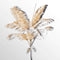 Metallic Mirrored Brass Palm Wall Art Accessories Hill Interiors 