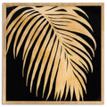 Metallic Palm Glass Image In Gold Frame Accessories Hill Interiors 
