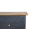 Midnight Blue Hand Painted Bedside Sleeping Artisan Furniture 