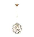 Miele 1 Pendant Light Antique Brass Lighting Regency Studio 
