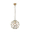 Miele 1 Pendant Light Antique Brass Lighting Regency Studio 