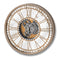 Mirrored Round Clock with Moving Mechanism Accessories Hill Interiors 