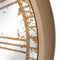 Mirrored Round Clock with Moving Mechanism Accessories Hill Interiors 