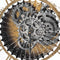 Mirrored Round Clock with Moving Mechanism Accessories Hill Interiors 