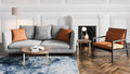 Mischa Armchair - Orange Armchairs Distinction Furniture 