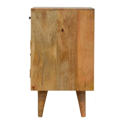 Mixed Pattern Bedside Sleeping Artisan Furniture 
