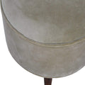 Mocha Velvet Nordic Style Footstool Living Artisan Furniture 