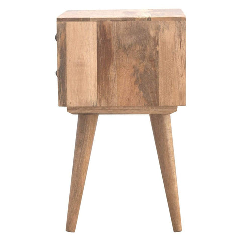 Modern Solid Wood Bedside Sleeping Artisan Furniture 