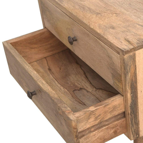 Modern Solid Wood Bedside Sleeping Artisan Furniture 