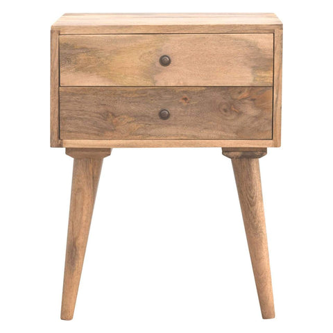 Modern Solid Wood Bedside Sleeping Artisan Furniture 