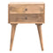 Modern Solid Wood Bedside Sleeping Artisan Furniture 