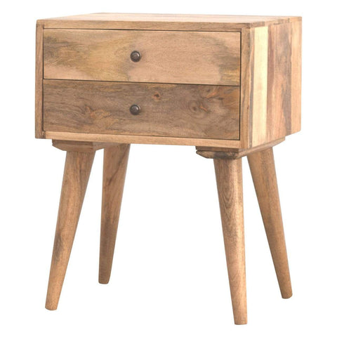 Modern Solid Wood Bedside Sleeping Artisan Furniture 