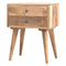 Modern Solid Wood Bedside Sleeping Artisan Furniture 