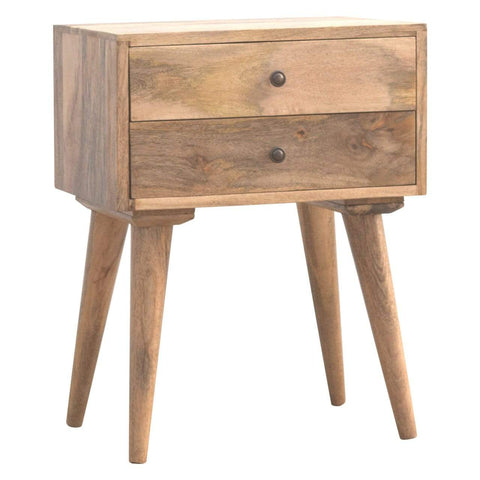Modern Solid Wood Bedside Sleeping Artisan Furniture 
