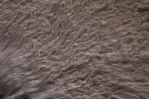 Mongolian Lambskin in Cement Grey by Lene Bjerre Throw Lene Bjerre 