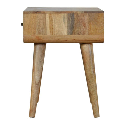Monochrome Print Bedside Sleeping Artisan Furniture 