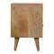 Monochrome Print Bedside with Open Slot Sleeping Artisan Furniture 
