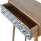 Monochrome Print Console Table Living Artisan Furniture 