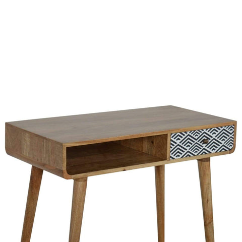 Monochrome Print Writing Desk Living Artisan Furniture 