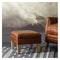 Mr. Paddington Stool Vintage Brown Leather W550 x D450 x H360mm Living Regency Studio 