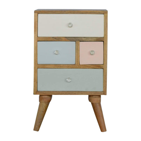 Multi Drawer Painted Bedside Sleeping Artisan Furniture 