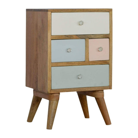 Multi Drawer Painted Bedside Sleeping Artisan Furniture 
